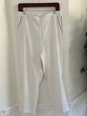 Banana Republic White Pull-On Pants